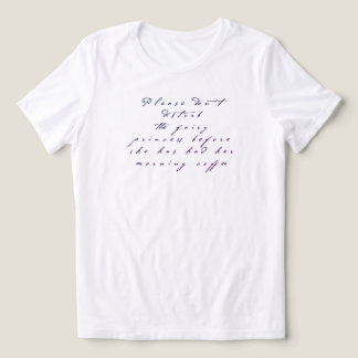 Triblenda Camiseta de café de la princesa hada
