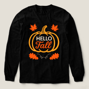 Triblenda Camiseta de calabaza de otoño, camiseta de otoño d