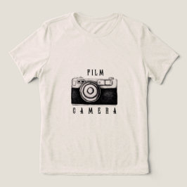 Triblenda Camiseta de cámara de película