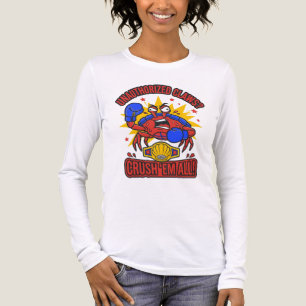 Triblenda Camiseta de cangrejo que aplasta a todos con garra