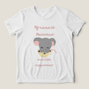 Triblenda Camiseta de cappuccino de cacao de ratón