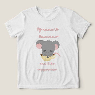 Triblenda Camiseta de cappuccino de cacao de ratón