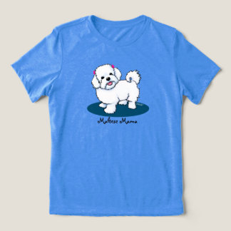 Triblenda Camiseta de Chica maltesa KiniArt
