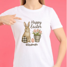 Triblenda Camiseta de Chicas personalizados de Pascua