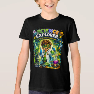 Triblenda Camiseta de Ciencia para Niños Explorador de la