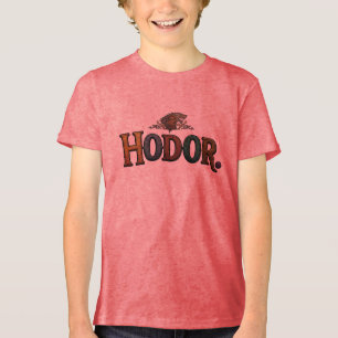 Triblenda Camiseta de cita mínima divertida Hodor.