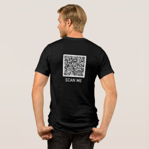 Triblenda Camiseta de código QR del personalizado Tu regalo
