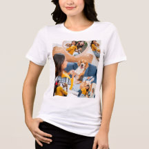 Camiseta de collage de fotos de perro personalizad