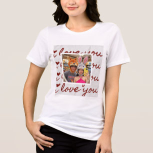 Triblenda Camiseta de collage de fotos personalizadas estéti
