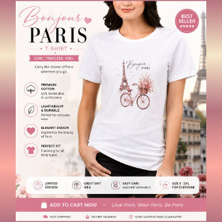 Triblenda Camiseta de Collage de Lugares Emblemáticos de Via
