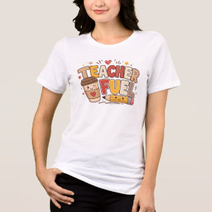 Triblenda Camiseta de combustible para maestros Camiseta d