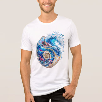 Triblenda Camiseta de concha del océano