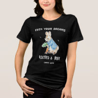 Camiseta de conejo lindo amante de las zanahorias