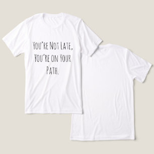 Triblenda Camiseta de crecimiento inspirador