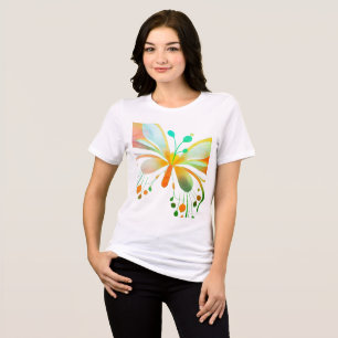 Triblenda Camiseta de cuello V de Bella Canvas para mujeres