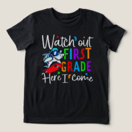 Triblenda Camiseta de Cuidado con el Primer Grado – Regalos 