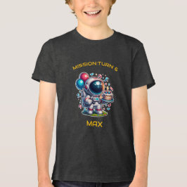 Triblenda Camiseta de Cumpleaños de Astronauta Explorador Es