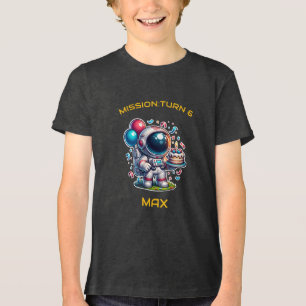 Triblenda Camiseta de Cumpleaños de Astronauta Explorador Es