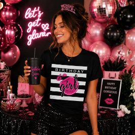 Triblenda Camiseta de cumpleaños Glam Era inspirada en Sepho
