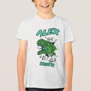 Triblenda Camiseta de cumpleaños personalizada para niño con