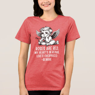 Triblenda Camiseta de Cupido Anti-San Valentín Sarcástica