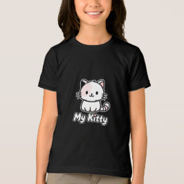 Triblenda Camiseta de dibujos animados de gatito lindo para 