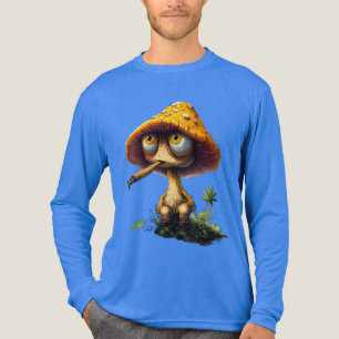 Triblenda Camiseta de dibujos animados de hongos funky coloc