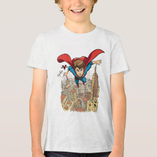 Triblenda Camiseta de dibujos animados de Super Boy Volador