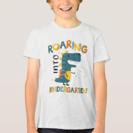 Triblenda Camiseta de dinosaurio para jardín de infancia de 