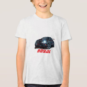 Triblenda Camiseta De Diseño De Coche De Marca De Texto Real