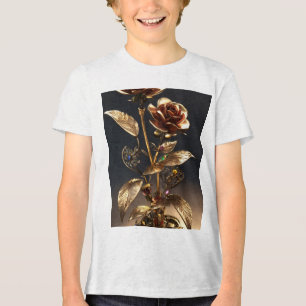 Triblenda Camiseta de diseño tradicional de tatuaje estadoun