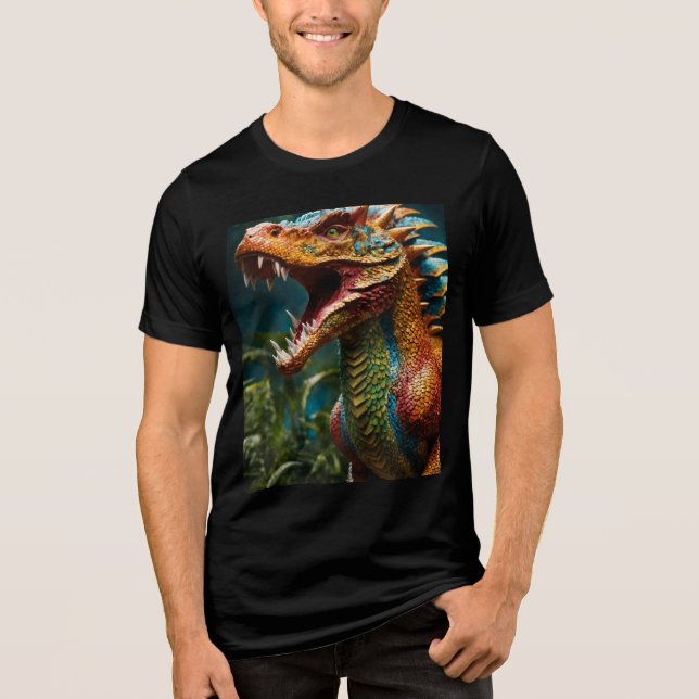 Triblenda Camiseta de Dragón Feroz: desata tu interior (Anverso)
