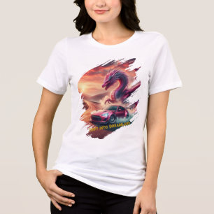Triblenda Camiseta de Drift Into Dreamland Racing