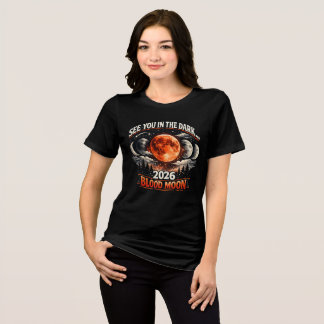 Triblenda Camiseta de Eclipse Lunar Total “Luna de Sangre”