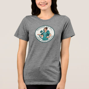 Triblenda Camiseta de Enfermera Traviesa "Las Enfermeras lo