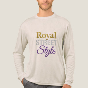 Triblenda Camiseta de estilo callejero real - Corona vintage