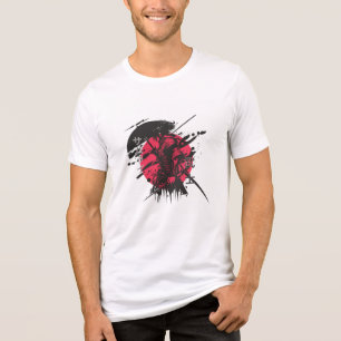 Triblenda Camiseta de estilo Ejército Blanco   Camiseta Gráf