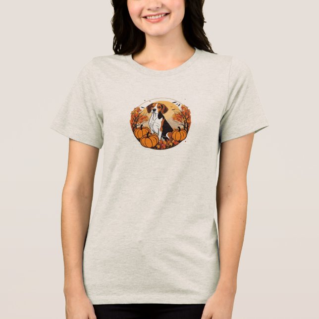 Triblenda Camiseta de Fall Beagle (Anverso)