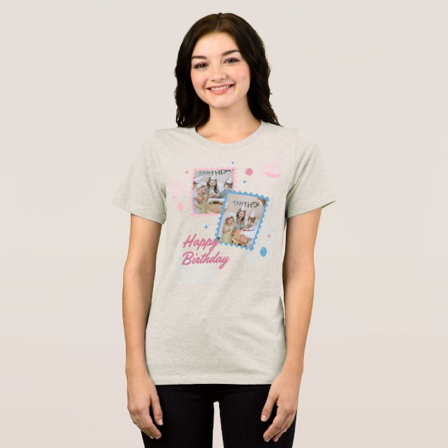 Triblenda Camiseta de Feliz Cumpleaños (Anverso Completo )