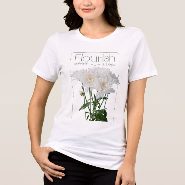 Triblenda Camiseta de flores (Anverso)