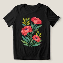 Triblenda Camiseta de flores abstractas para mujer Ruby Gard