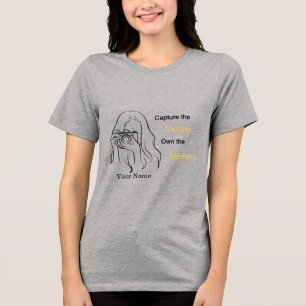 Triblenda Camiseta de Fotógrafo Personalizada Captura la Vic