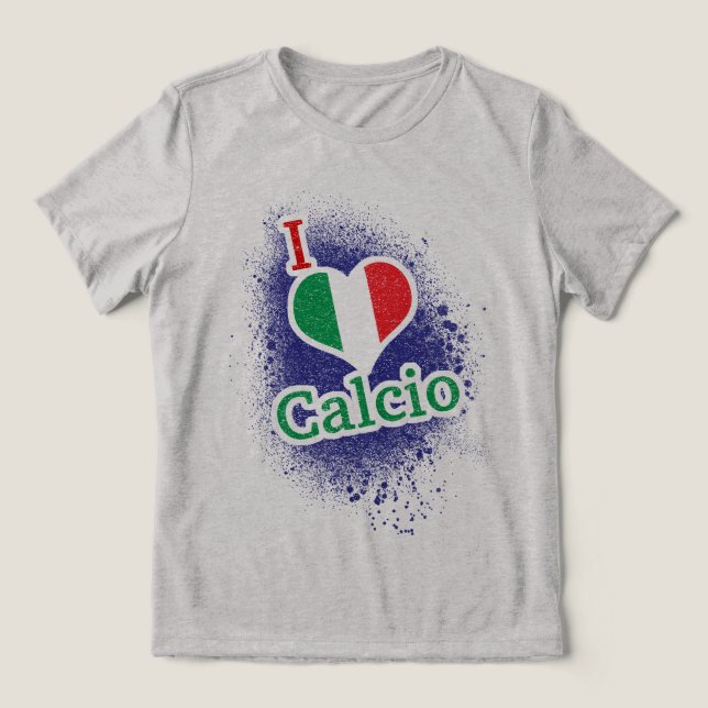 Triblenda Camiseta de fútbol de Calcio de fútbol de Italia (Diseño delantero )