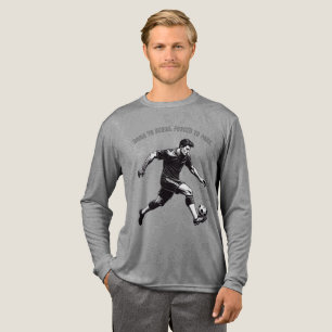 Triblenda Camiseta de fútbol divertida y motivadora