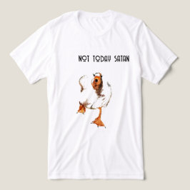 Triblenda Camiseta de ganso enojado