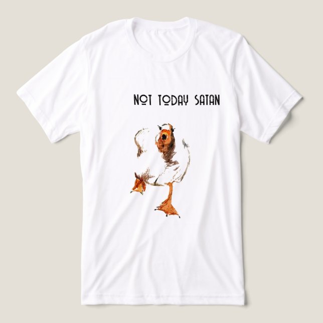 Triblenda Camiseta de ganso enojado (Diseño delantero )