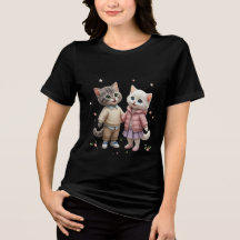 Camiseta de Gato Adorable | Diseño de Tom & Luna P