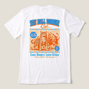Triblenda Camiseta de Gato de Mercado Alcista - Inversor del