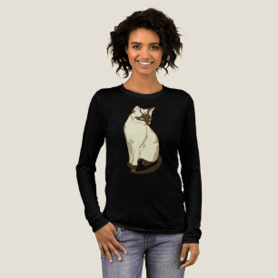 Triblenda Camiseta de gato siamés