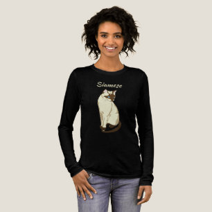 Triblenda Camiseta de gato siamés